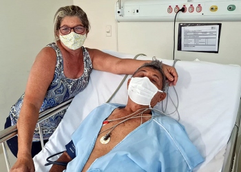 O aposentado Raimundo Tavares Campos, de 77 anos (Foto: Raquel Oliveira/Governo do Ceará)