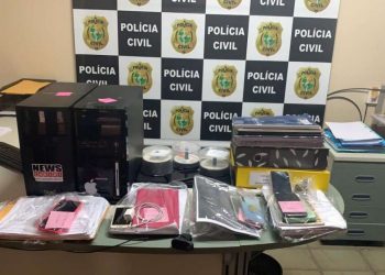 Material coletado deve ajudar investigação policial (Foto: Divulgação/Polícia Civil)