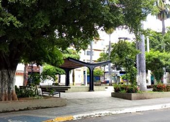 Praça Siqueira Campos, em Crato (Foto: Samuel Pinheiro/Revista Cariri)