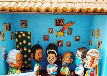 Presépio vencedor de concurso promovido pela Ceart traz Mestre Aldenir como rei mago