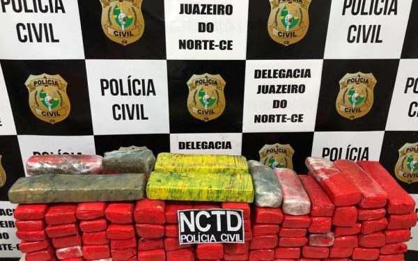 Baiano é preso pela Polícia Civil com quase 40 kg de drogas em Juazeiro do Norte