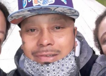 João Alberto Silveira Freitas e a esposa, Milena Borges Alves (e); ele foi espancado em uma loja do Carrefour em Porto Alegre e morreu (Foto: Arquivo pessoal)