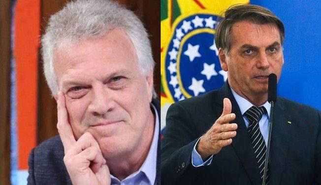 Pedro Bial chama Bolsonaro de “acéfalo” e “inominado” durante programa na Globo
