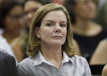 A presidente nacional do PT e deputada pelo estado do Paraná, Gleisi Hoffmann