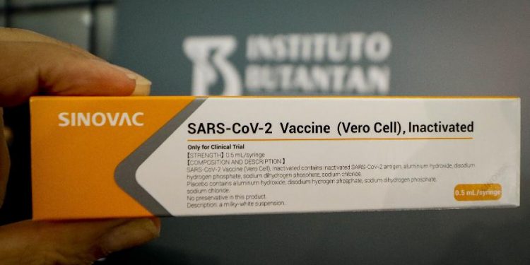 CoronaVac em estudo promovido por SP tem eficácia de 78% contra a Covid