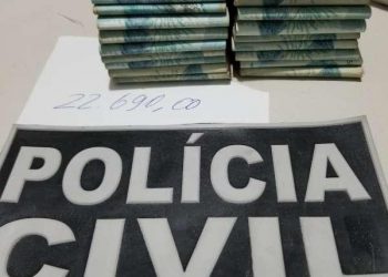Mais de R$ 22 mil foram levados do estabelecimento durante o furto (Foto: Divulgação/SSPDS)