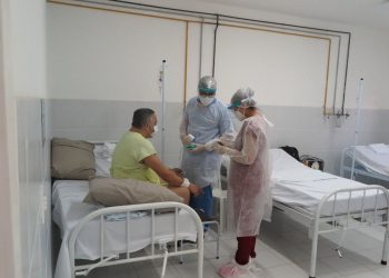 Na última segunda-feira (11), eram 11 pessoas internadas em tratamento contra o novo coronavírus. Ontem (14) este número subiu para 43 hospitalizados (Foto: Antonio Rodrigues)