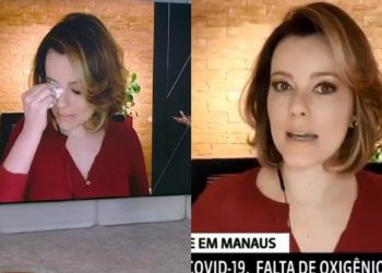 Jornalista da GloboNews chora ao vivo com descaso a Manaus: ‘Realidade brutal’