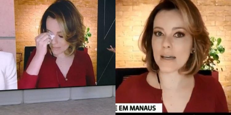 Jornalista da GloboNews chora ao vivo com descaso a Manaus: ‘Realidade brutal’