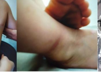 Polícia Civil investiga caso em que criança era amarrada com cadarço pelo tornozelo, em Arapongas (Foto: Polícia Civil/Divulgação)