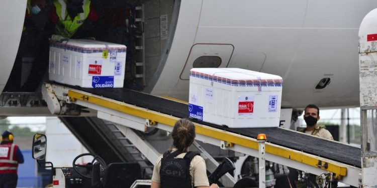 Ceará recebe mais 115 mil doses de CoronaVac; veja vídeo