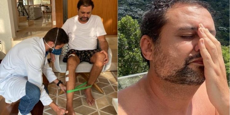 Geraldo Luís diz ter perdido movimentos da perna direita por causa da Covid