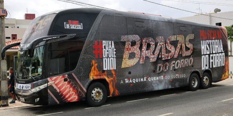 Brasas do Forró vende ônibus para evitar prejuízos financeiros da pandemia
