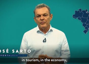 O prefeito de Fortaleza, Sarto Nogueira (PDT) (Foto: Reprodução/YouTube)