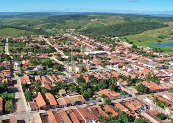 Vista aérea da cidade de Altaneira (Foto: Arquivo)
