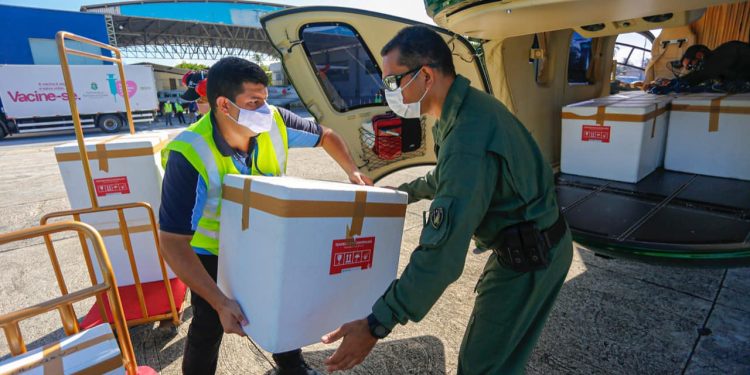 Ceará conclui distribuição do maior lote de vacina já recebido pelo estado