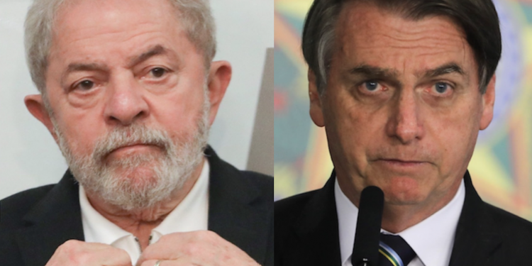 Pela 1ª vez após pleno do STF anular condenações, Lula está numericamente à frente de Bolsonaro