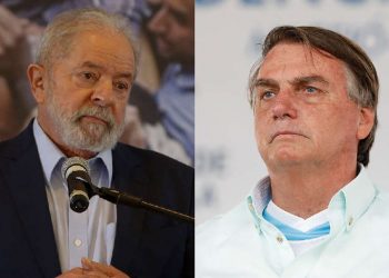 Lula e Bolsonaro: disputa também nas redes sociais