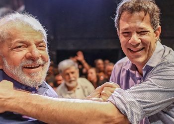 Lula, provável candidato à presidência em 2022, e Fernando Haddad, que deve disputar o governo de São Paulo (Foto: Ricardo Stuckert)