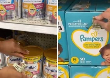 Casal esconde dinheiro em produtos infantis para ajudar outros pais (Foto: Reprodução/Daily Mail)