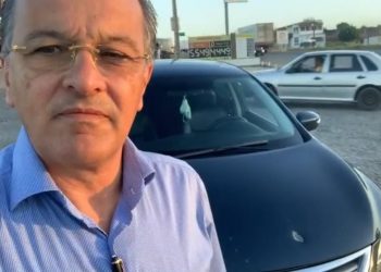 Vice-prefeito Giovanni Sampaio relatou tentativa de assalto nas redes sociais (Foto: Reprodução)