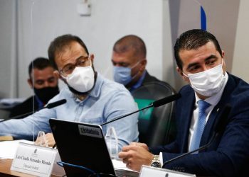 Os irmãos Luis Ricardo Miranda e Luis Miranda participam ds CPI da Covid (Foto: Pablo Jacob/Agência O Globo)