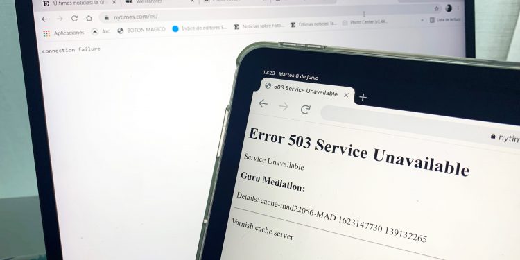 Falha global deixa inúmeras páginas da internet sem serviço em todo o mundo