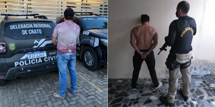 Polícia Civil do Crato prende suspeitos de extorsão mediante sequestro