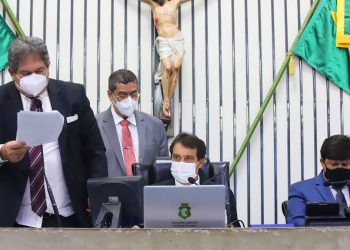 Assembleia analisou, nesta quinta-feira (1º), prorrogação do decreto de calamidade pública (Foto: Divulgação/AL-CE)