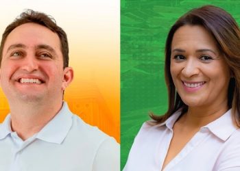 Dr. Lorim (PDT) e Fitinha (PT) são candidatos em Missão Velha (Foto: Reprodução)