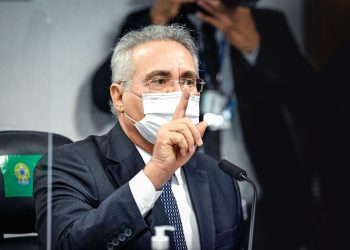 O relator da CPI da Covid no Senado, Renan Calheiros (MDB-AL) (Foto: Jefferson Rudy/Ag. Senado)