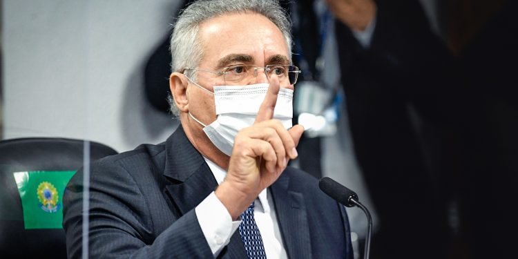 O relator da CPI da Covid no Senado, Renan Calheiros (MDB-AL) (Foto: Jefferson Rudy/Ag. Senado)