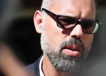 Blogueiro bolsonarista Allan dos Santos (Foto: Mateus Bonomi/Agif/Estadão Conteúdo)