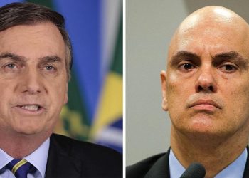 Alexandre de Moraes incluiu o presidente Jair Bolsonaro (sem partido) no inquérito das 'Fake News' (Foto: Reprodução)
