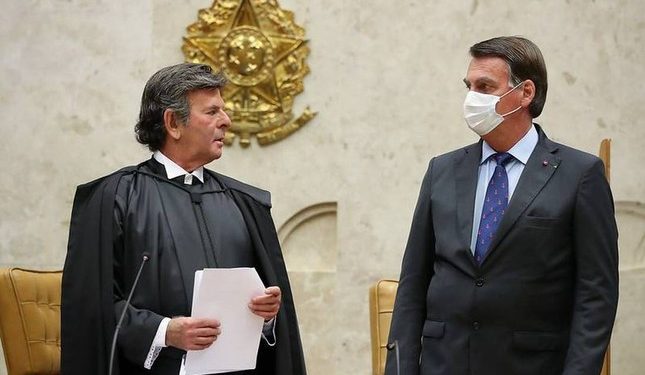 Após ameaças de Bolsonaro a democracia, Fux endurece tom com o presidente