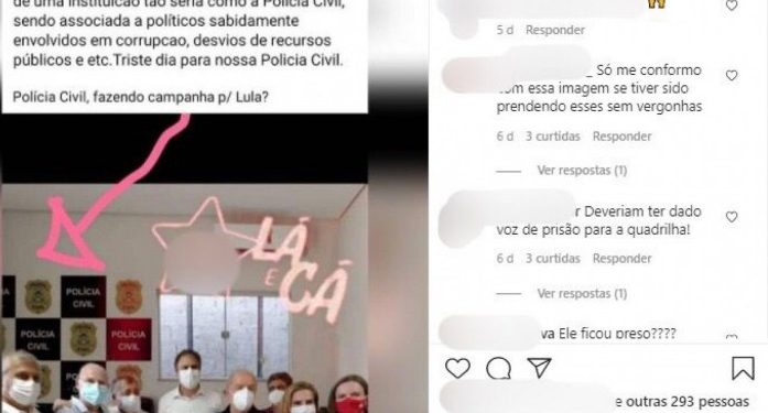 Delegado publica montagem em foto de Lula e Camilo, e CGD instaura processo administrativo