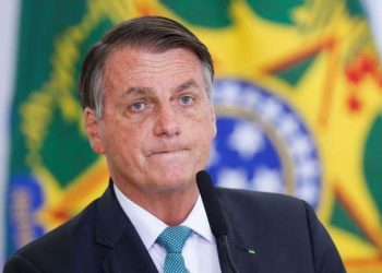 O presidente Jair Bolsonaro (PL)
