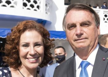 Carla Zambelli e Jair Bolsonaro (Foto: Reprodução/Instagram)
