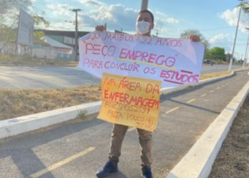 Mateus Dantas pretende trabalhar na área da saúde. Ele está próximo de se formar em enfermagem (Foto: Daniel Trévia/SVM)