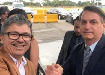 Wellington Macedo e Jair Bolsonaro (Foto: Reprodução)