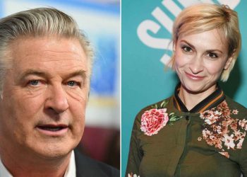 Ator Alec Baldwin e a diretora de fotografia Halyna Hutchins (Foto: Sonia Recchia/Getty Images/AFP; Angela Weiss/AFP)