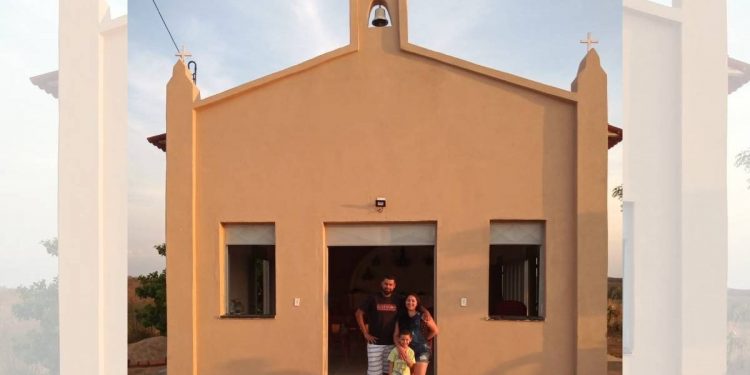 A reconstrução resultou em um templo mais alto e maior (Foto: Arquivo pessoal)