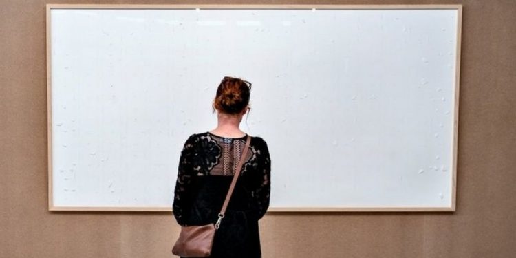 Obra foi batizada de 'Pegue o dinheiro e fuja' (Foto: Reuters)