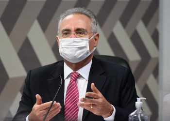 Renan Calheiros (MDB-AL), relator da CPI da Covid (Foto: Jefferson Rudy/Agência Senado)