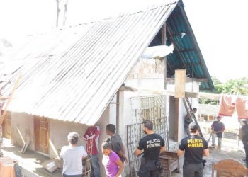 Venezuelanos são encontrados em situação análoga à escravidão em Pacaraima (RR) (Foto: Divulgação)