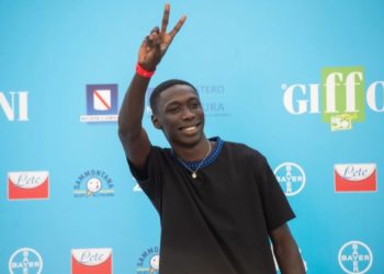 Khaby Lame no dia 23 de julho, no Festival de Cinema de Giffoni, na Campânia (Itália) (Foto: Iván Romano/Getty Images)