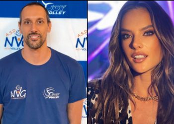 Jogador de vôlei italiano Roberto Cazzaniga foi enganado por golpista que usava fotos da modelo brasileira Alessandra Ambrosio (Foto: Reprodução)