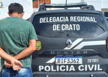 Edilanio Gomes de Sousa, foi preso na manhã dessa terça-feira (28), em Crato (Foto: Divulgação)