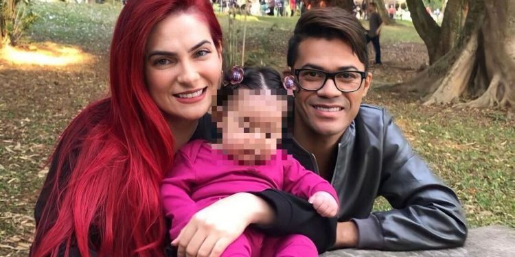 Ex-vocalista da banda Mala 100 Alça desmaia com filha no colo e criança fratura fêmur