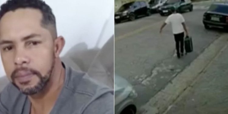 Homem mata, esquarteja esposa e coloca restos mortais em mala de mão